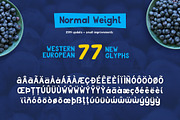 Blueberry Typeface, a Handwritten Font by Squarepack (Thumbnail 2 of 10)