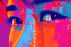 Colorful abstract portrait, a Person Photo by MistyDay
