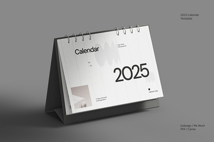Bold Minimalist 2025 Calendar