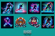 100 Retro Vintage Hockey Skull PNG, an Illustration by Sofia's Fashion (Thumbnail 5 of 11)