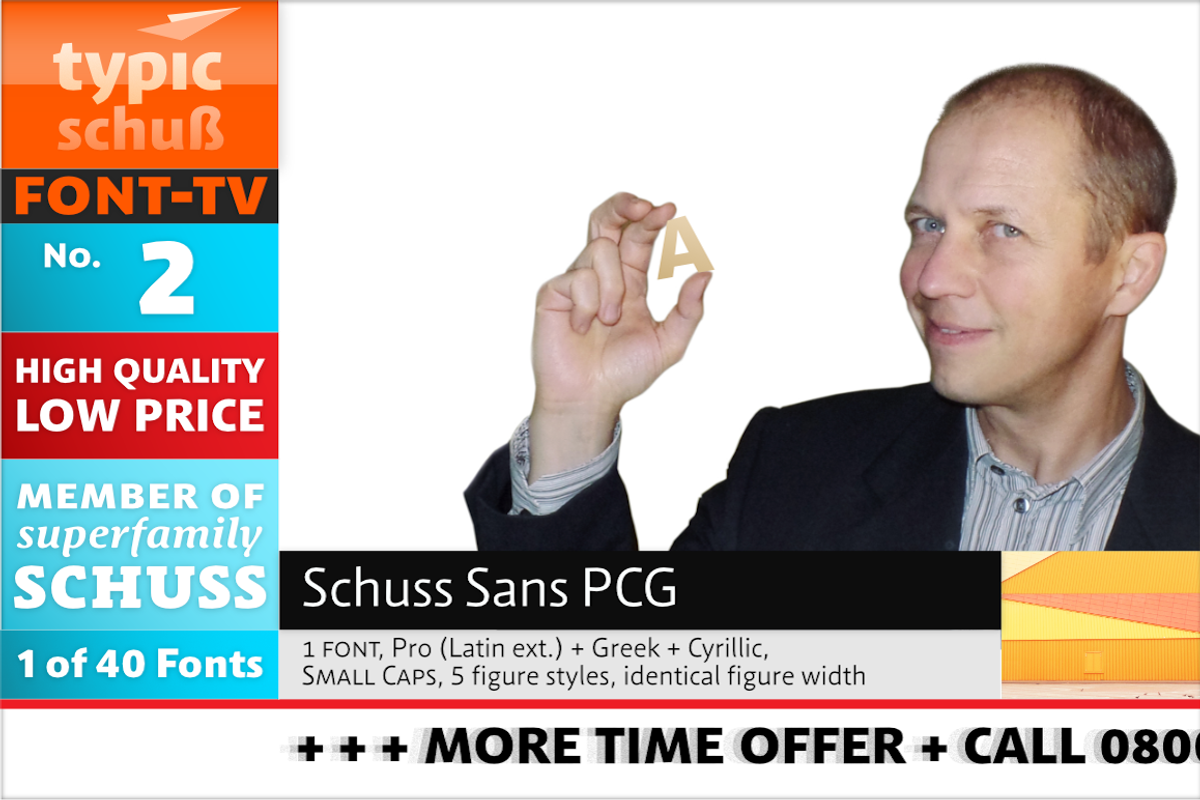 SchussSansPCG No.02 (1 Font) preview 2