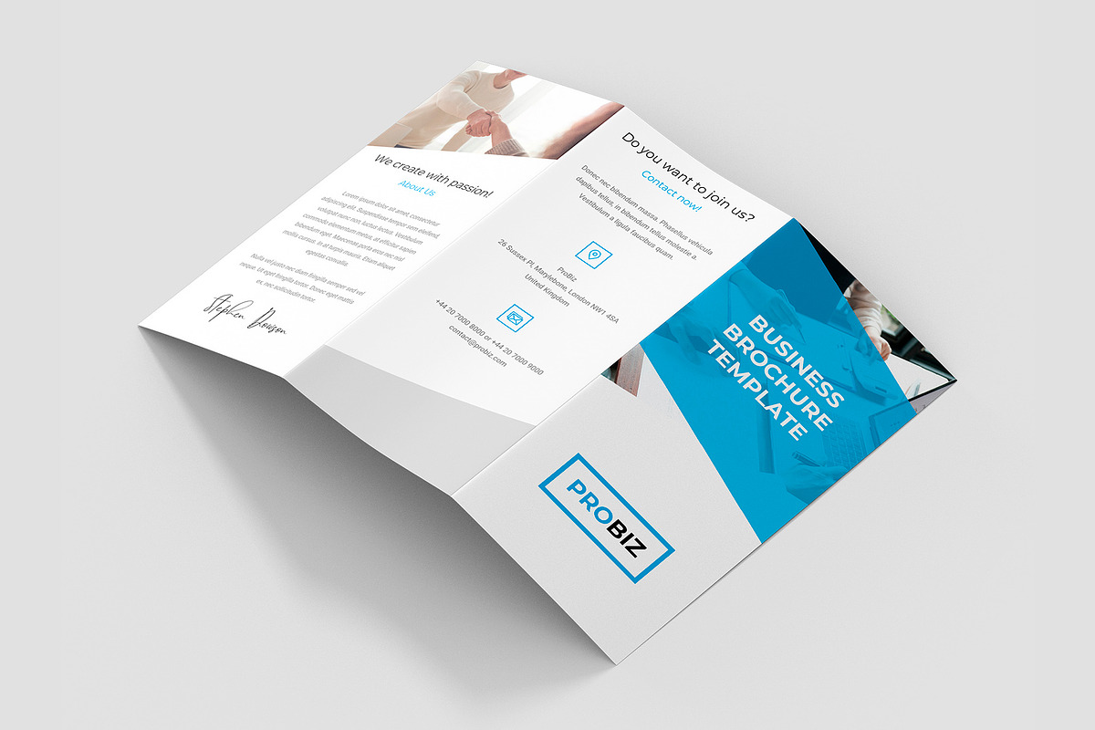 Trifold Business Brochure Template, a Brochure Template by artbart (Photo 6 of 10)