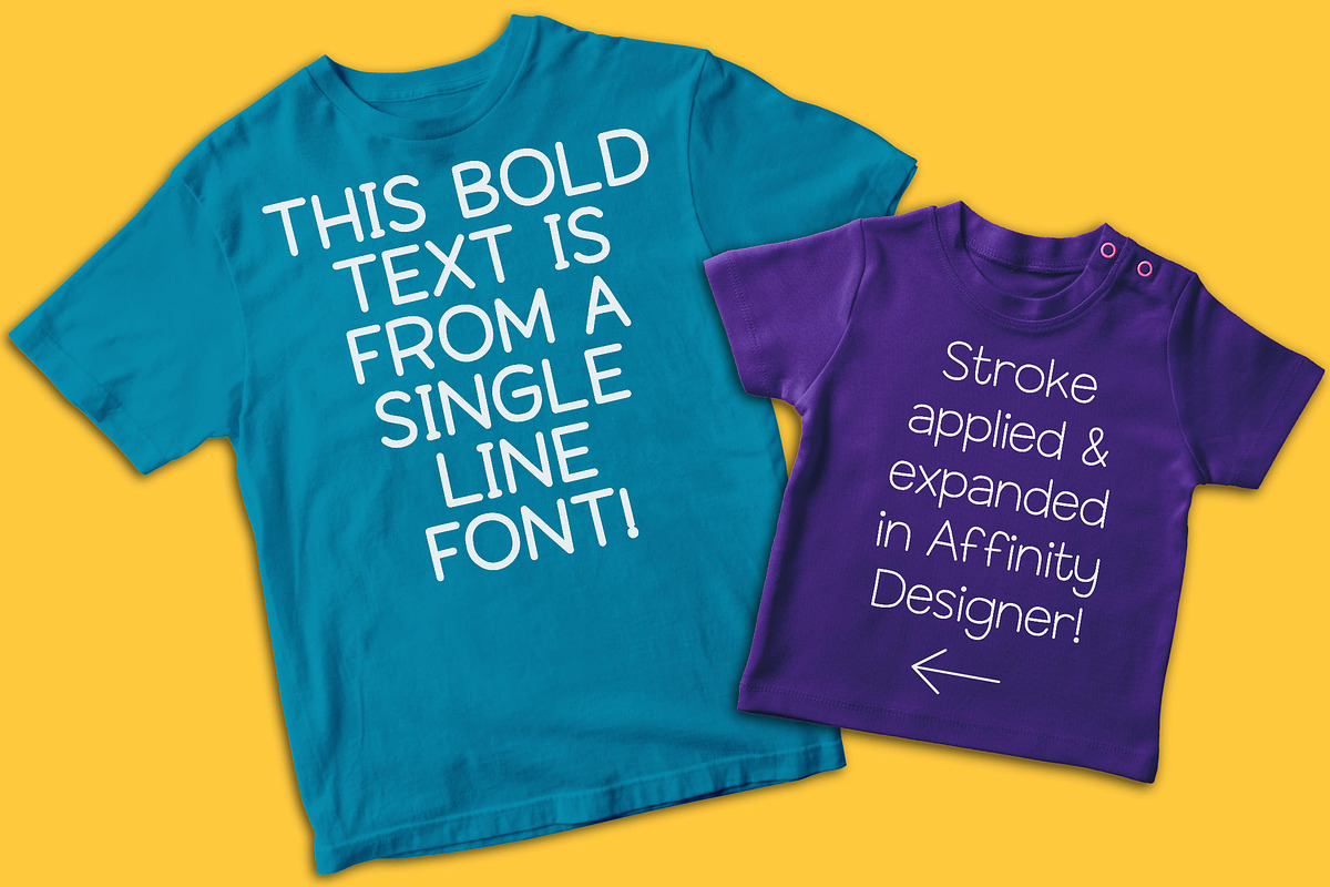 Kadigan Line - single-line font, a Sans Serif Font by Missy Meyer (Photo 2 of 8)