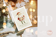 Christmas Card Mockup, a Product Mockup by MoMockups (Thumbnail 1 of 5)
