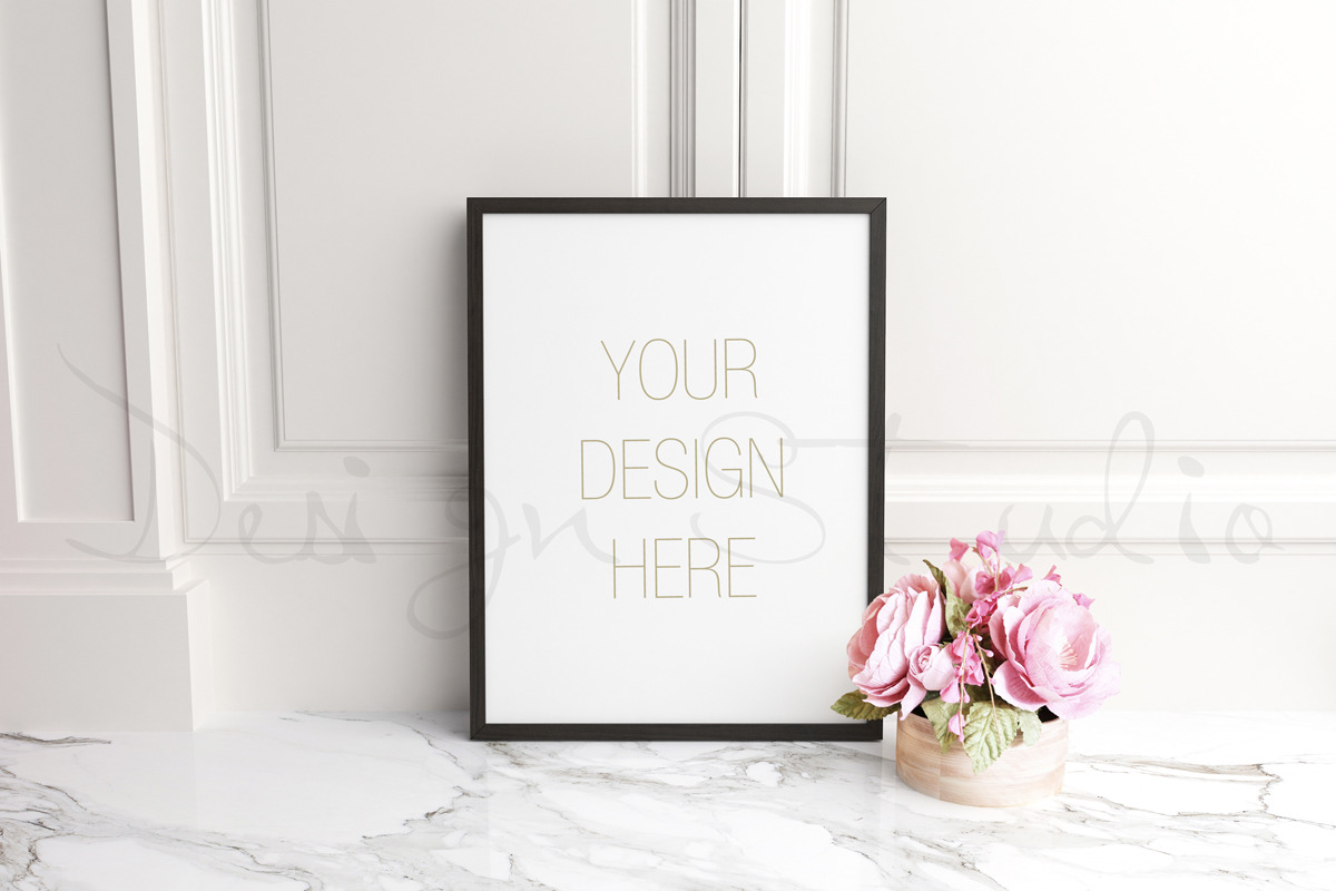 Frame mockupsbundle,gold,wood,W&B, a Print Template by HisariDS Mockup Design (Photo 12 of 12)