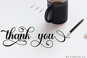 Redynand script, a Script Font by Strong.co (Thumbnail 8 of 8)