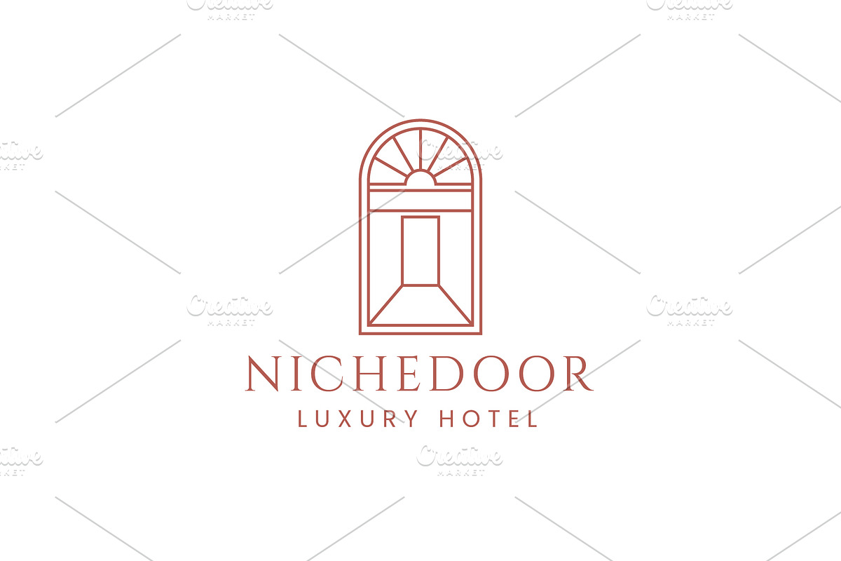door logo vector icon illustration, a Branding & Logo Template by Dyn Studio