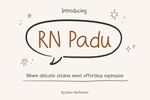 RN Padu - Handwriting font