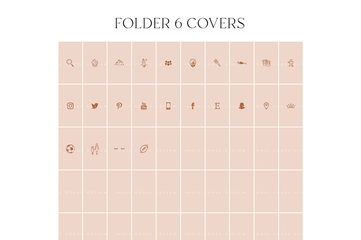 Terra Cotta Instagram Story Covers, a Social Media Template by Indie Grace Design (Photo 8 of 8)