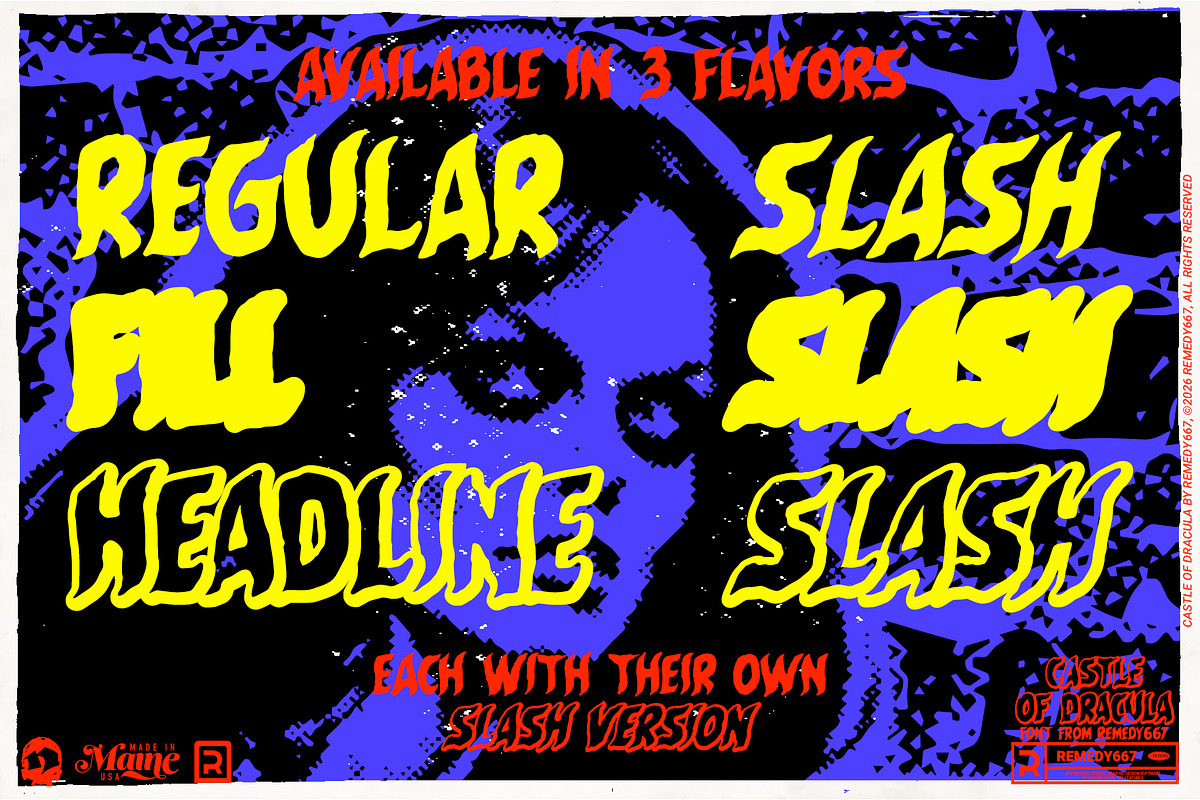 Castle of Dracula - Font, a Script Font by Remedy667 (Photo 2 of 9)