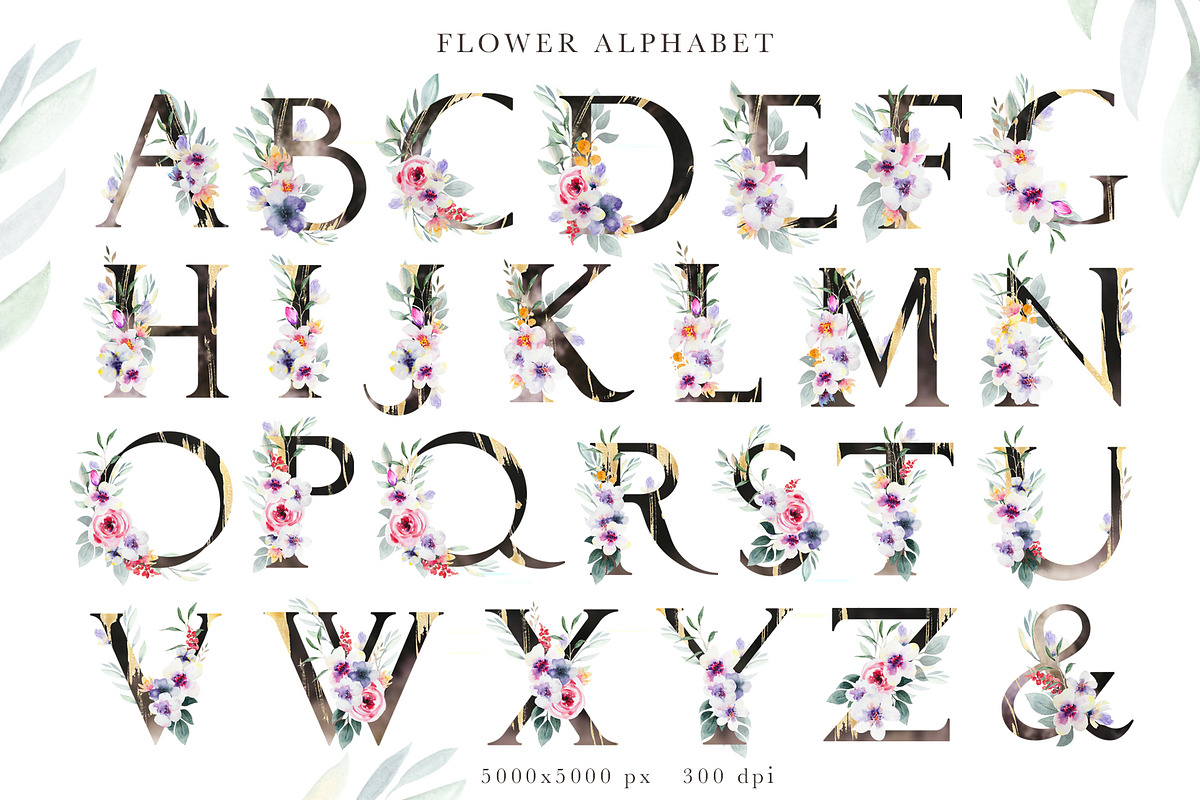 Watercolor floral collection, a Decorative Illustration by Vera●Suleimanova (Photo 4 of 18)