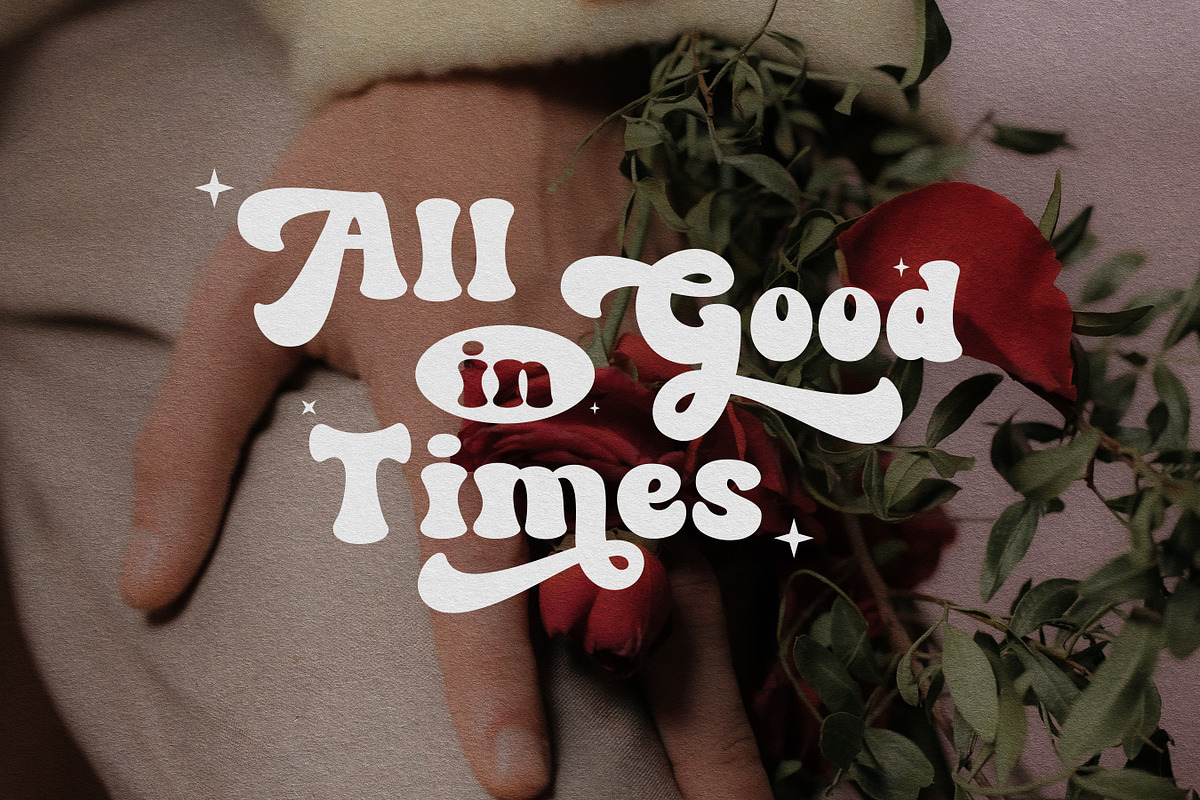 Marson - Groovy Retro Font, a Handwritten Font by Flawless And Co (Photo 2 of 10)