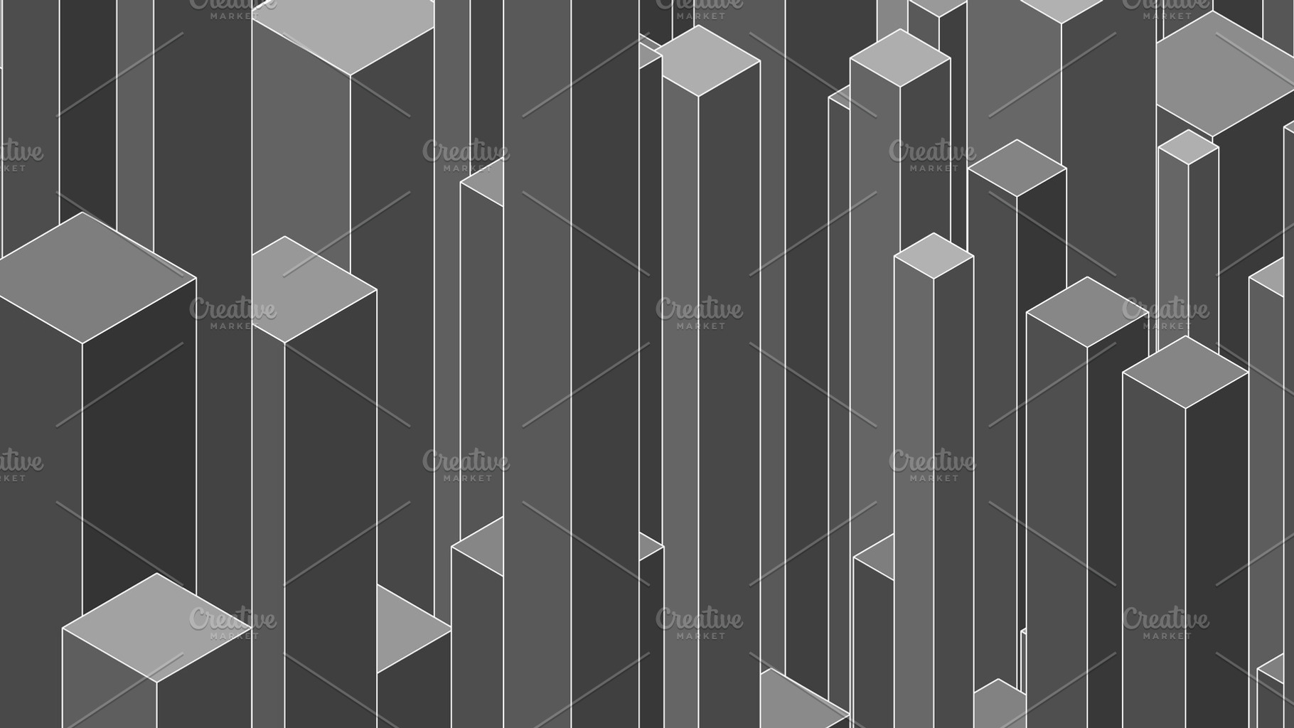 abstract skyscrapers art gray on white white border, a Photo by WorldOfPhotos