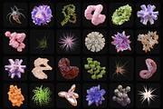 Organic Abstract 3D Shapes Pack, a Graphic by LarysaZabrotskaya (Thumbnail 2 of 9)