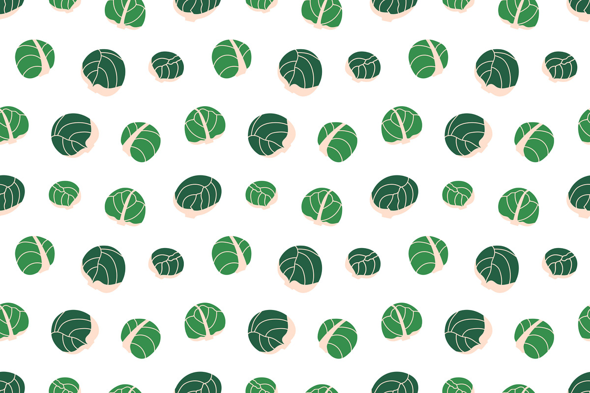 Vegetables & fruit seamless patterns, a Pattern Graphic by Good Studio (Photo 3 of 9)
