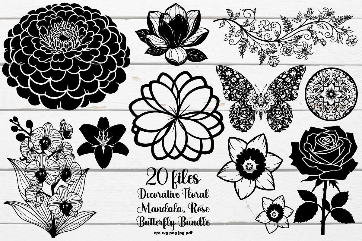 Decorative Floral Mandala Rose Butte, an Object Illustration by Designer_Momina (Photo 1 of 21)