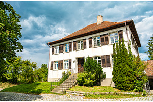 Traditional house on Reichenau, an Architecture Photo by Leonid Andronov