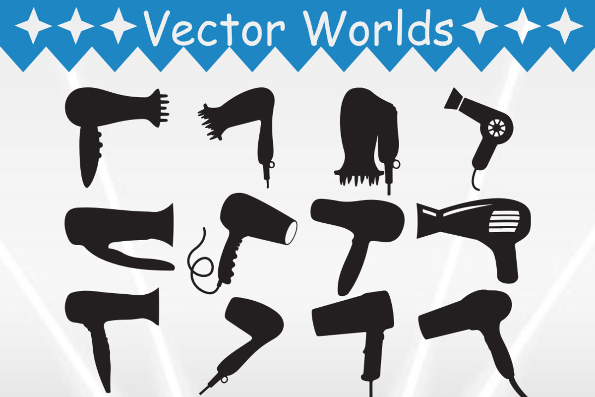 Hair Dryer Svg, Hair, Dryer Svg, an Object Graphic by VectorWorlds (Photo 3 of 3)