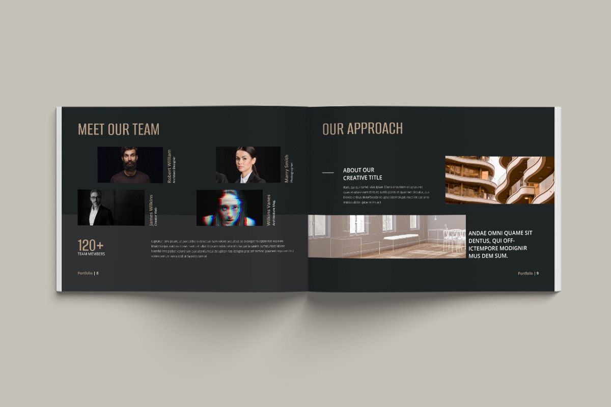 Architecture Portfolio Landscape, a Brochure Template by Pixelpick (Photo 5 of 11)