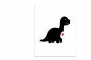 Cute dinosaur nursery decor design, an Icon by Amazin_art (Thumbnail 13 of 36)