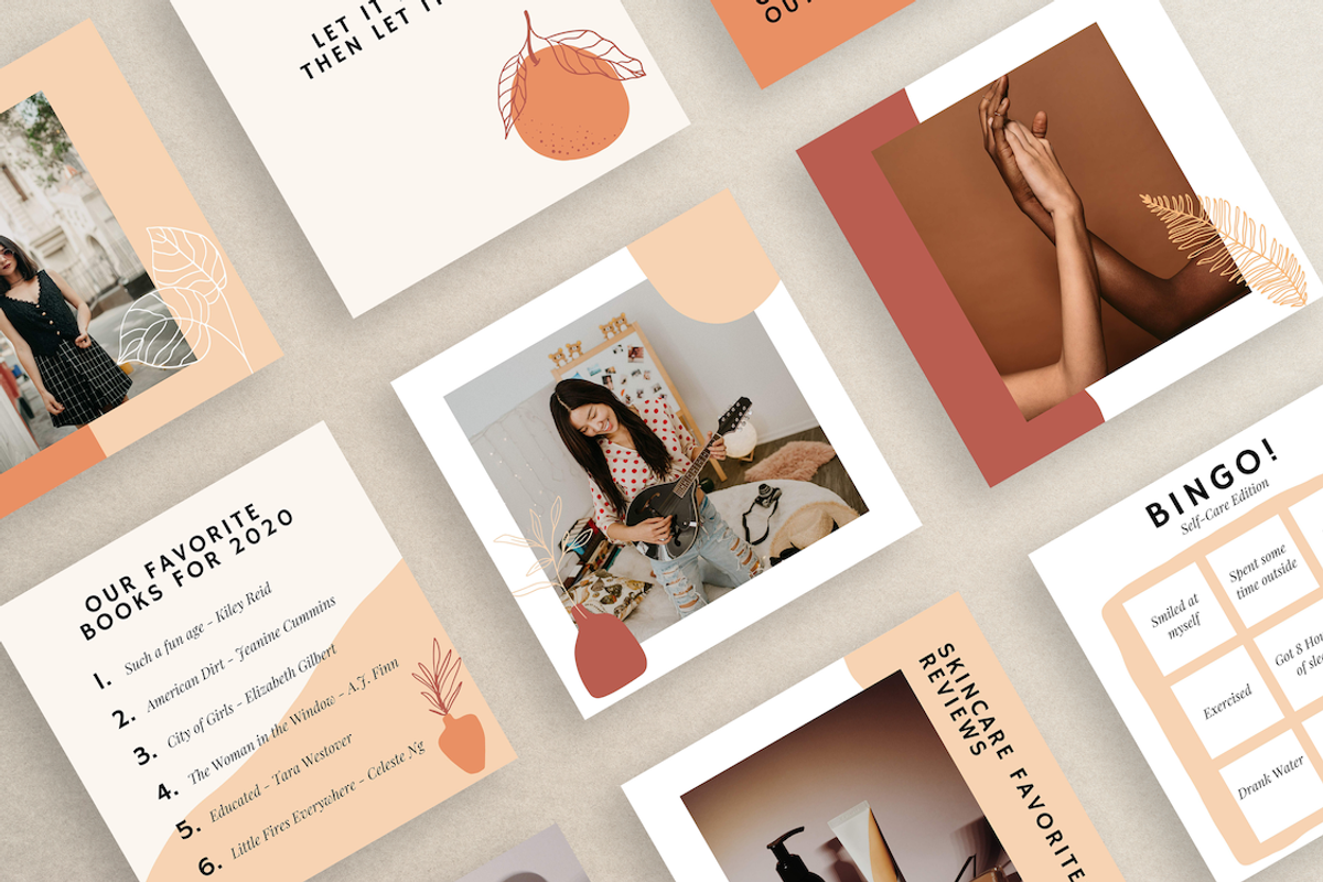 The Terracotta Instagram Template, a Social Media Template by thetrendytemplate (Photo 2 of 5)