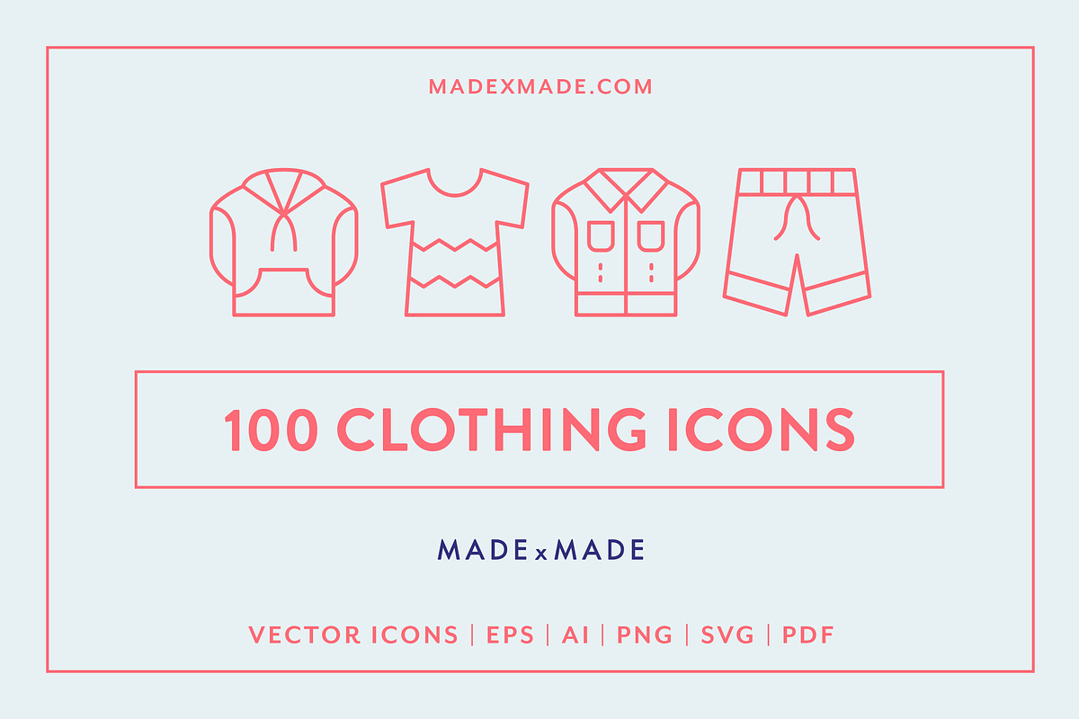 Clothing Icons, an Outline Icon by Made by Made (Photo 1 of 8)