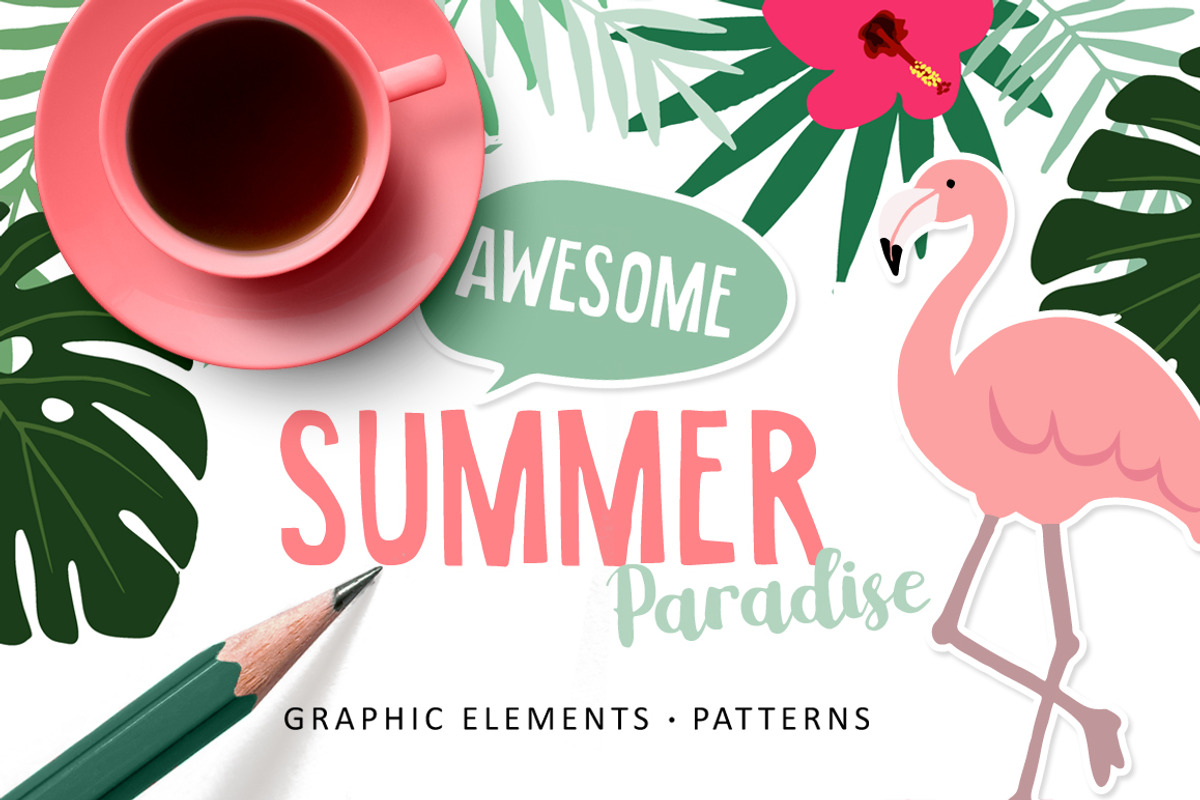 Summer Paradise set, an Illustration by Tabita's shop (Photo 1 of 4)