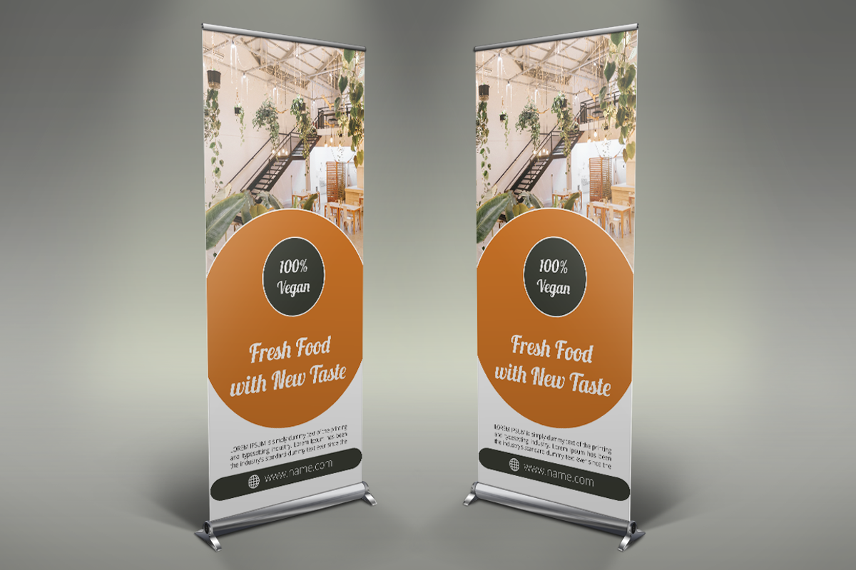 Restorant Roll-Up Banner - SK, a Presentation Template by UNIK Agency