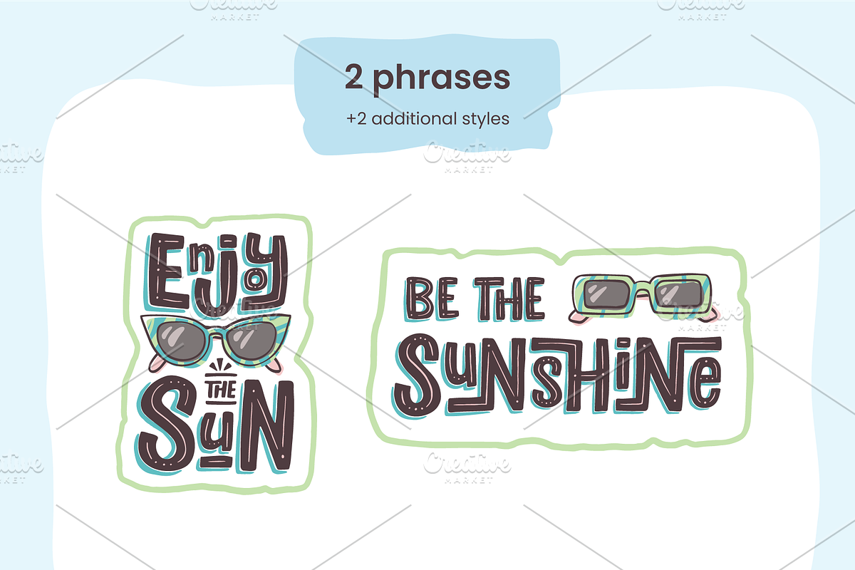 Sunglasses Vector Summer Pack, an Illustration by Castula (Photo 10 of 17)