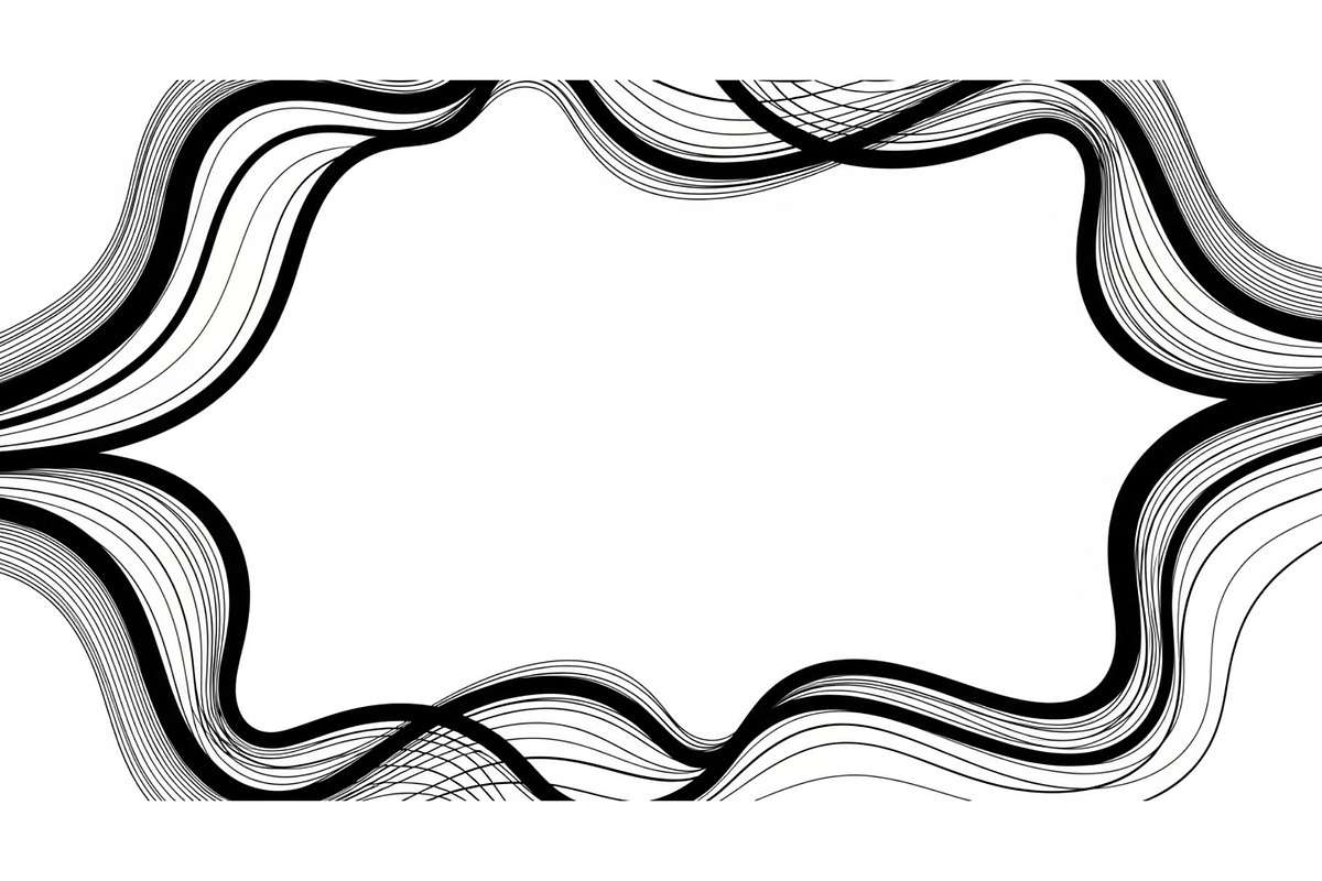 Abstract Line Frame SVG Bundle, an Illustration by yasushie (Photo 5 of 31)