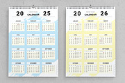 Wall Calendar Set 2025 To 2030, a Stationery Template by MightyDesign (Thumbnail 3 of 8)