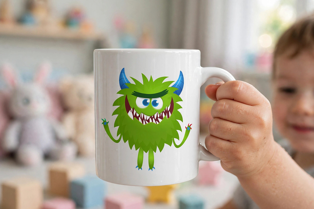 Silly Slimes - 6 Cute Monsters, a Seasonal Illustration by D R A W K M A N (Photo 3 of 6)