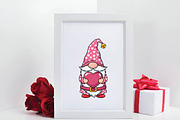 Valentine Gnomes PNG, Valentines Day, an Illustration by DreamPrint404 (Thumbnail 6 of 8)