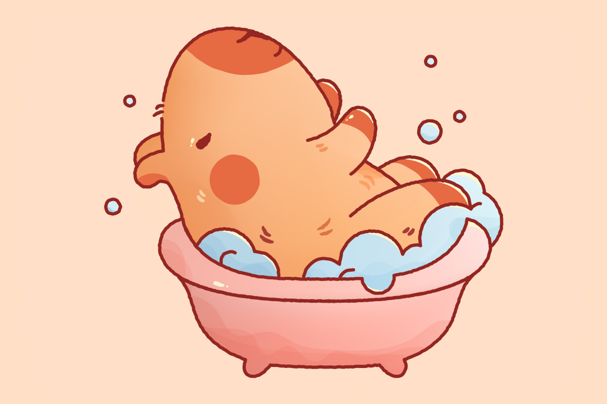 Kawaii Capybara - Pack 2, an Animal Illustration by AleksAbramova (Photo 7 of 12)