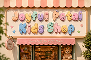 Cloudwink : A Playful Balloon Font, a Handwritten Font by Letterhanna Studio (Thumbnail 2 of 9)