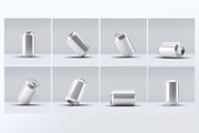 Soda Can Mock-Up, a Product Mockup by DesignRushMarket (Thumbnail 2 of 8)