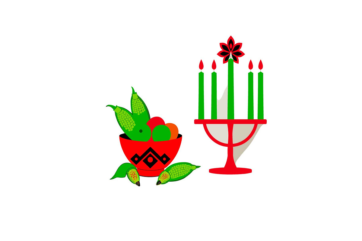 Kwanzaa Candle Holder Vector Set, an Object Graphic by Designs_River (Photo 8 of 16)