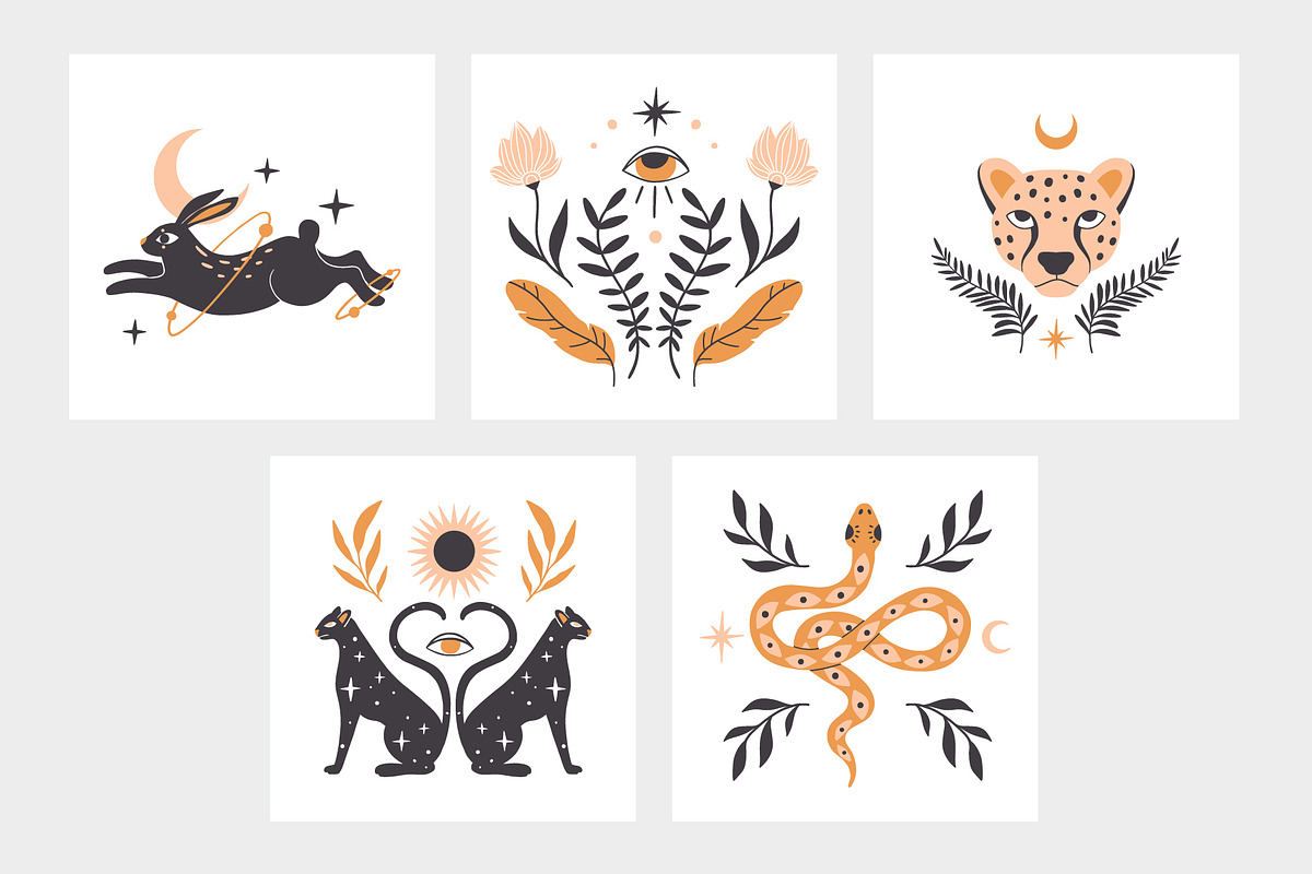 Wild & Free: pattern, element, print, a Pattern Graphic by Lena Nikolaeva (Photo 8 of 13)