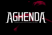 Aghenda Font, a Sans Serif Font by albert_kalingga (Thumbnail 1 of 5)