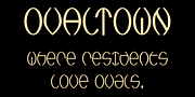 Ovaltown, a Font by Ingrimayne Type (Thumbnail 1 of 8)