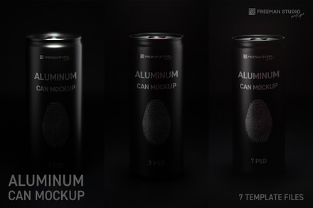 Aluminum Can Mockup