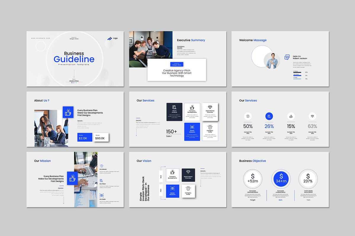 Business Guideline Template, a Presentation Template by Creative-Work (Photo 5 of 9)