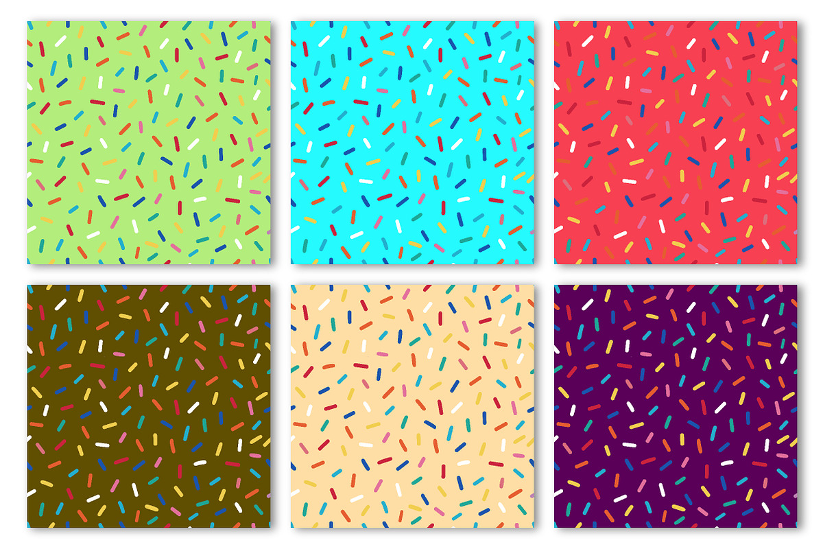 Sprinkle Seamless Pattern Bundle, a Texture Illustration by Dream Creation (Photo 2 of 5)