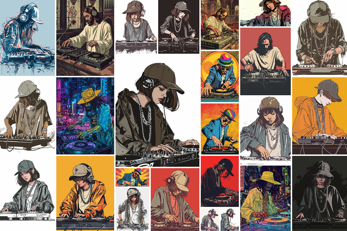 DJs- 103 illustrations, a Person Illustration by Handmadefont (Photo 6 of 18)