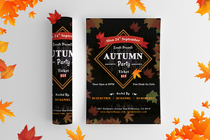 Autumn Festival Flyer Template, a Flyer Template by 3djagan