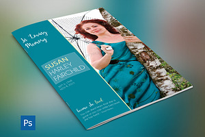 Memories Funeral Program, a Templates & Theme by Godserv Designs