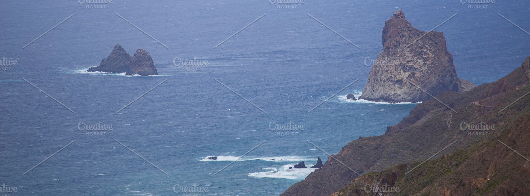 Roques de Anaga volcanic rocks in Atlantic ocean Tenerife, wild, a Photo by Pictures for you!!!!!!!!!