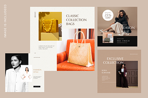 Fashion Brand Instagram Ads Banner, a Social Media Template by IconexUI
