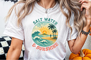 Retro Summer Salt Water and Sunshine, an Illustration by Sublimation Artist (Thumbnail 9 of 9)