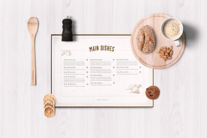 Classy Food Menu 6 Template